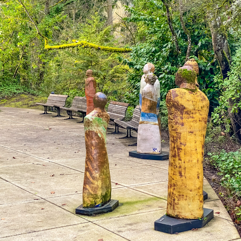 WEST LINN BOLTON LIBRARY KATY MCFADDEN SCULPTURE