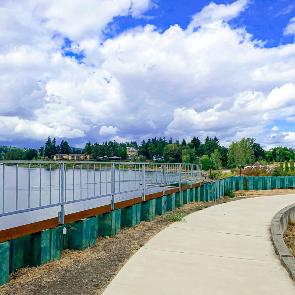 Walking Milwaukie, Oregon.