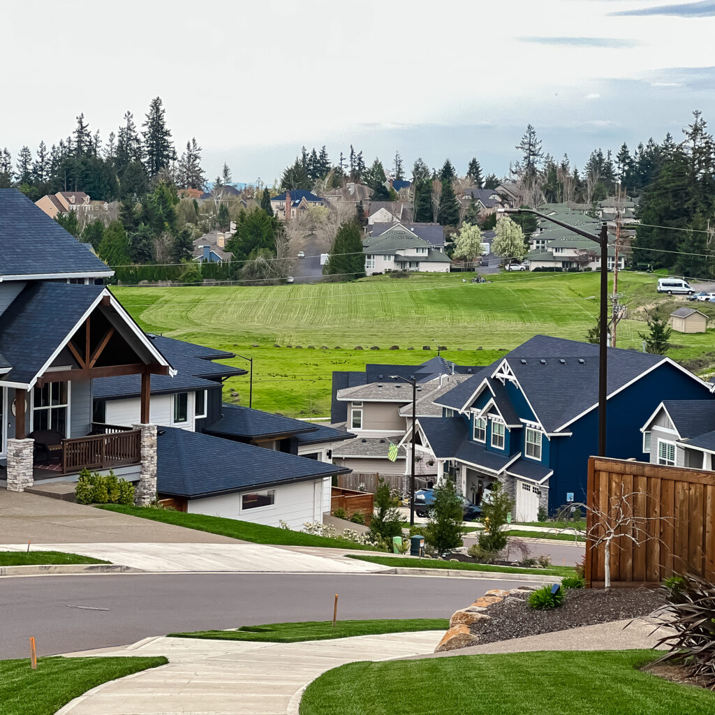 The new Tanner Ridge community.