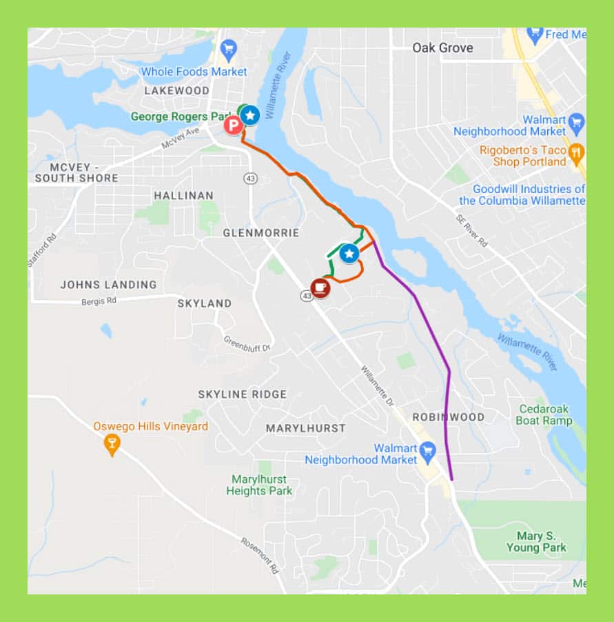 GEORGE ROGERS OLD RIVER ROAD MARYS WOOD ROUTE MAP