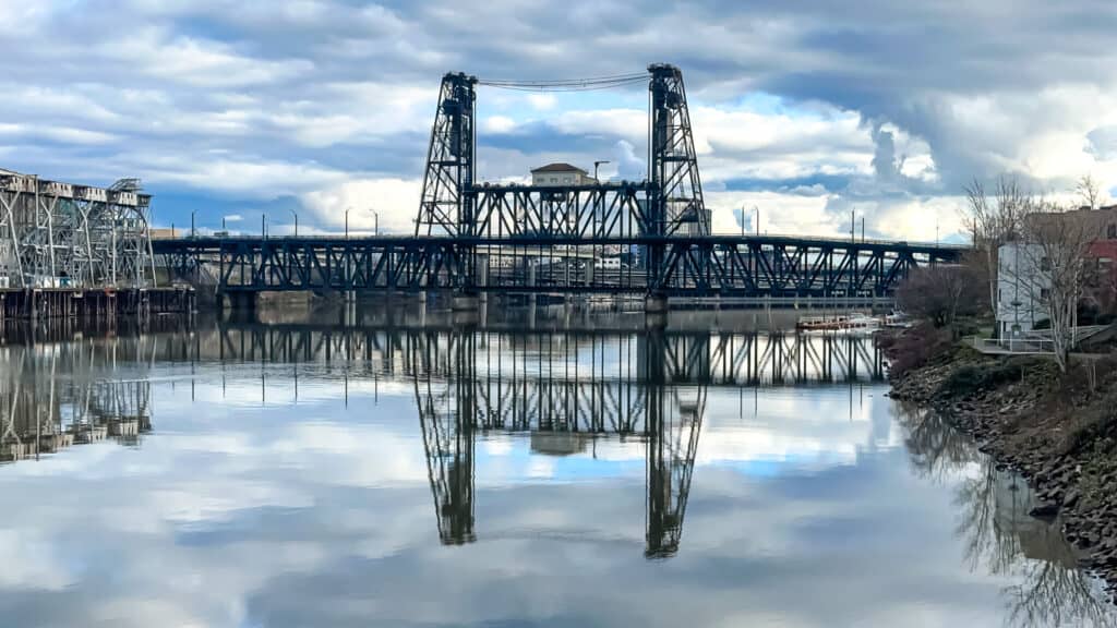 Steel Bridge, Portland, Oregon.